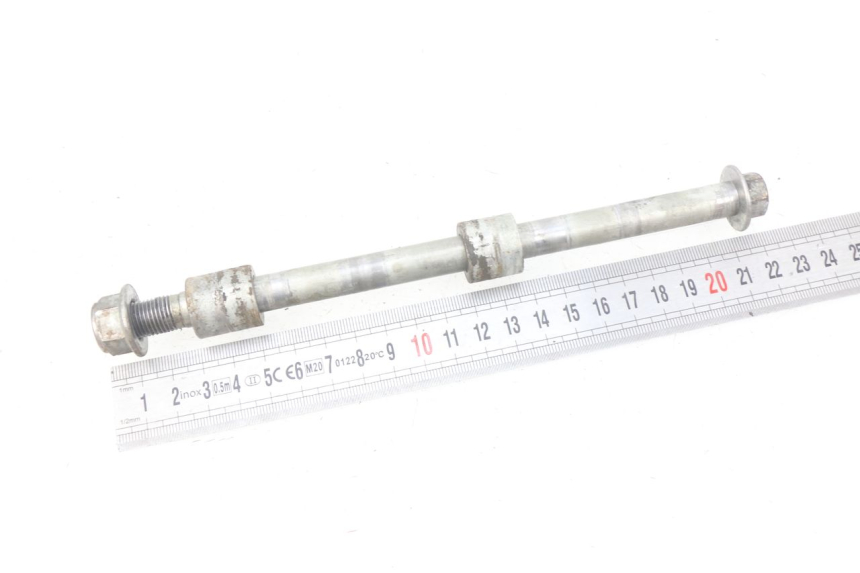 photo de EJE RUEDA DELANTERO LONCIN DIRT BIKE 125 - Zoom estado de uso