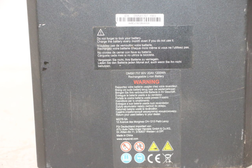 photo de BATER WAYSCRAL E-START 1 (2018 - 2022) - Otra vista del artículo