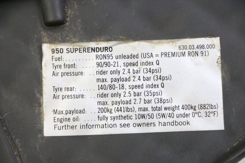 photo de CAJA FILTRO KTM SUPERENDURO R 950 (2005 - 2009) - Otra perspectiva