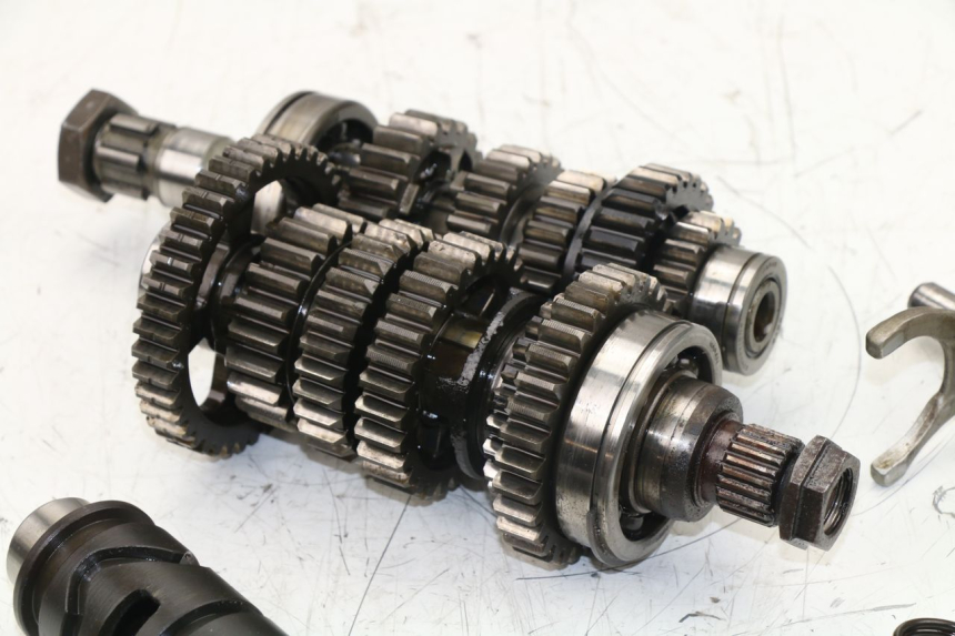 photo de CAJA CAMBIOS YAMAHA XJS DIVERSION 600 (1997 - 1999) - Primer plano de alta resolución