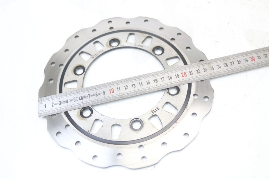 photo de DISCO FRENO TRASERO REGAL RAPTOR SPYDER 125 (2010 - 2018) - Zoom estado de uso