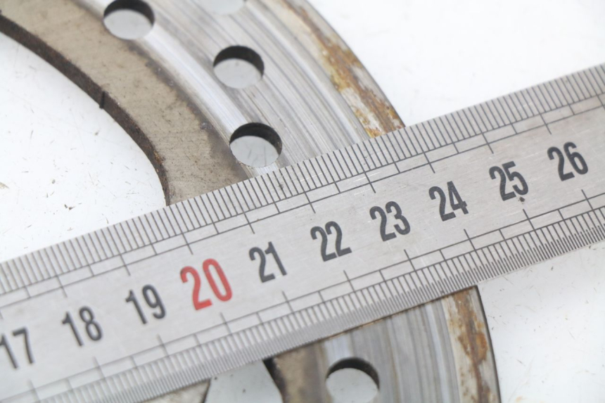 photo de DISCO DE FRENO TRASERO YAMAHA X-MAX XMAX 125 (2010 - 2013) - Zoom estado de uso