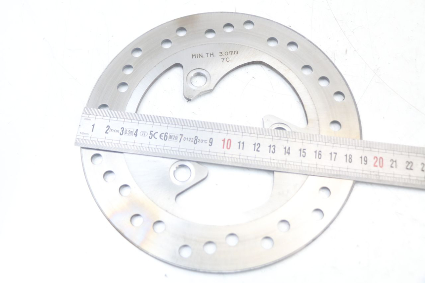 photo de DISCO DE FRENO DELANTERO YAMAHA AEROX 2T 50 (2013 - 2017) - Zoom estado de uso