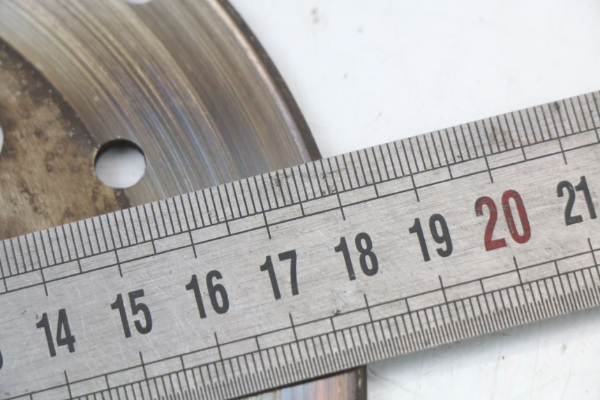 photo de DISCO DE FRENO DELANTERO KYMCO AGILITY 4T 50 (2005 - 2018) - Zoom estado de uso