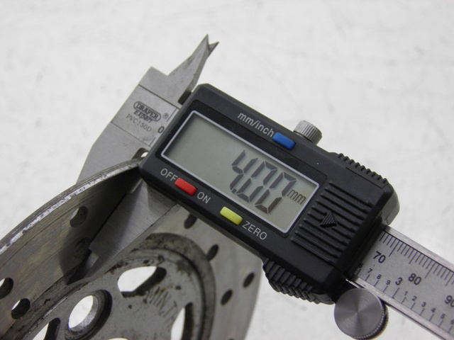 photo de DISCO FRENO DELANTERO BHM REVENGER 50 (2009 - 2015) - Zoom estado de uso