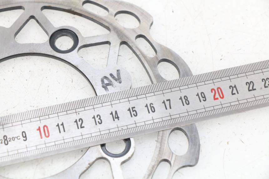 photo de DISCO FRENO DELANTERO LONCIN DIRT BIKE 125 - Zoom estado de uso