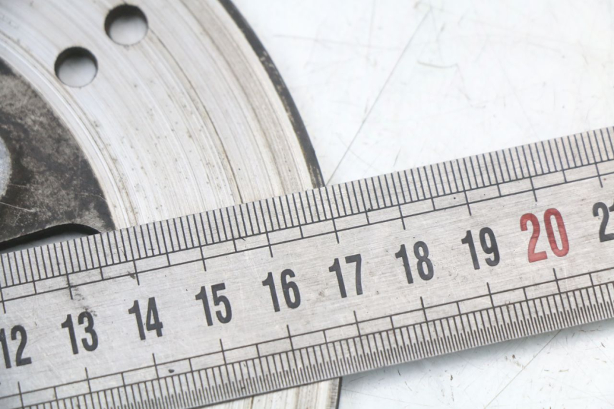 photo de DISCO DE FRENO DELANTERO PEUGEOT KISBEE 4T 50 (2010 - 2017) - Zoom estado de uso