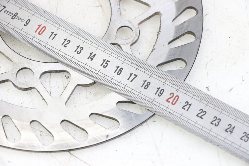 photo de DISCO DE FRENO DELANTERO APOLLO RFZ 125 - Zoom estado de uso