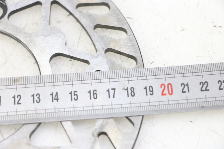 photo de DISCO DE FRENO DELANTERO APOLLO RFZ 125 - Zoom estado de uso