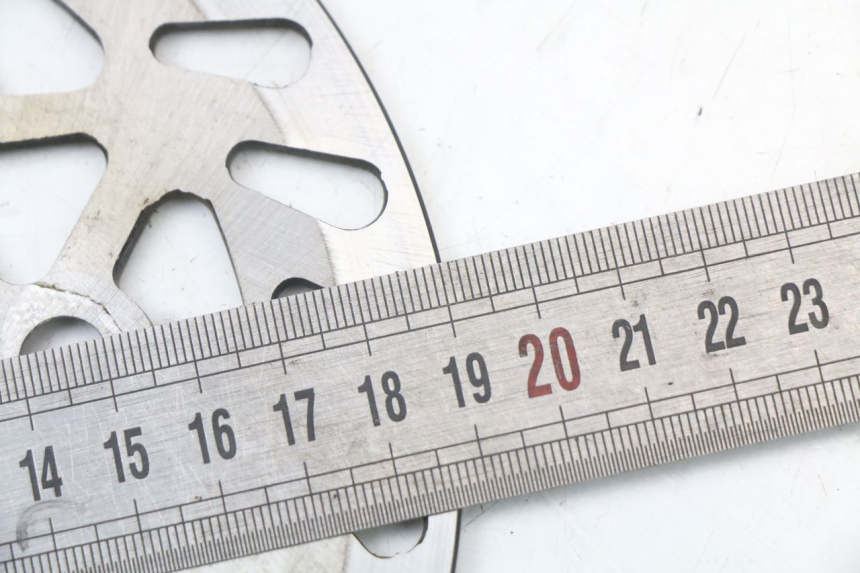 photo de DISCO FRENO DELANTERO APOLLO RFZ 140 - Zoom estado de uso