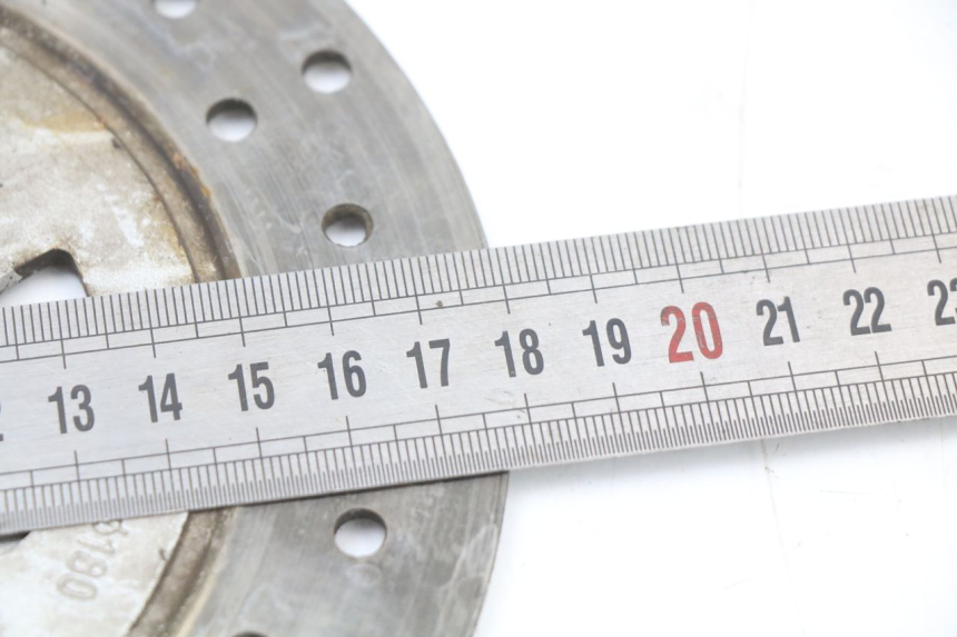 photo de DISCO FRENO DELANTERO JM MOTORS SANTANA 50 (2014 - 2023) - Zoom estado de uso