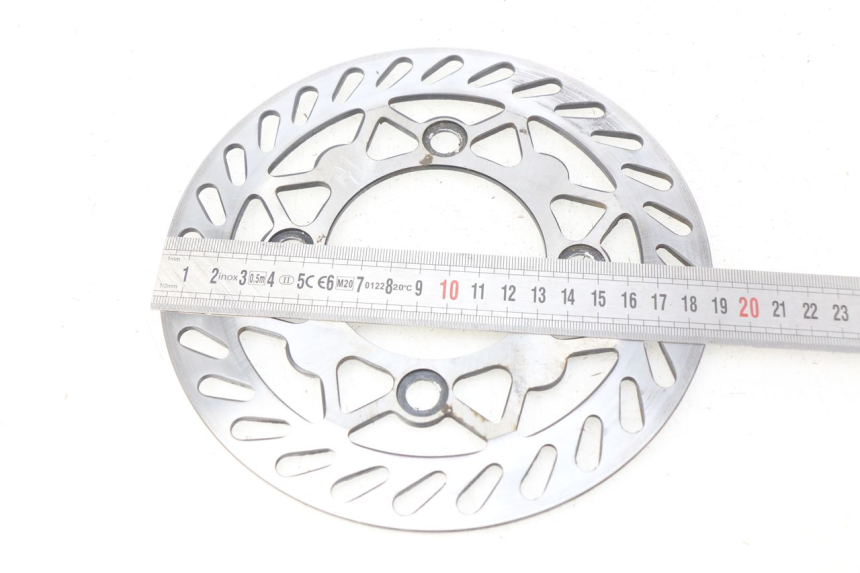 photo de DISCO FRENO DELANTERO NITRO MOTORS THUNDER 125 - Zoom estado de uso