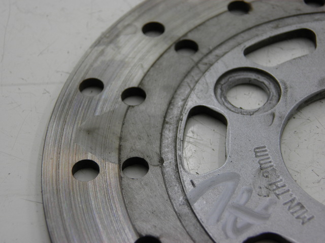 photo de DISCO FRENO DELANTERO ZNEN ZN50QT-Q 50 (2010 - 2012) - Zoom estado de uso