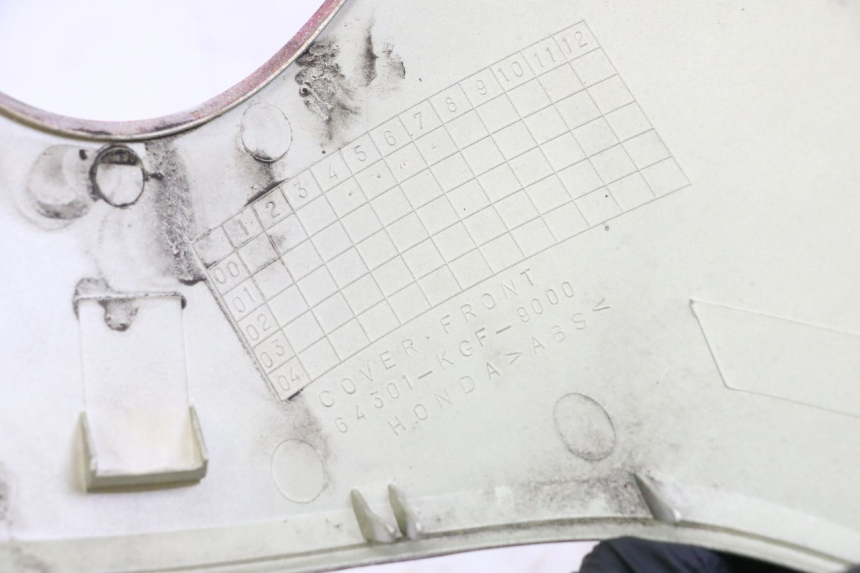 photo de CARENADO FRONTAL SUPERIOR HONDA NES AROBASE 125 (2000 - 2003) - Zoom estado de uso