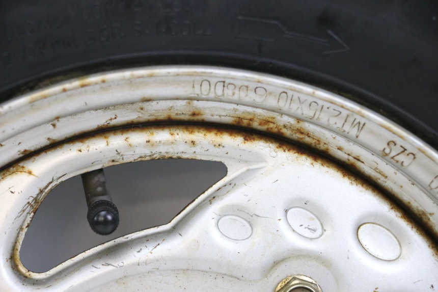 photo de LLANTA DELANTERA  KYMCO AGILITY PREMIUM 50 (2007 - 2010) - Marcados y referencias originales