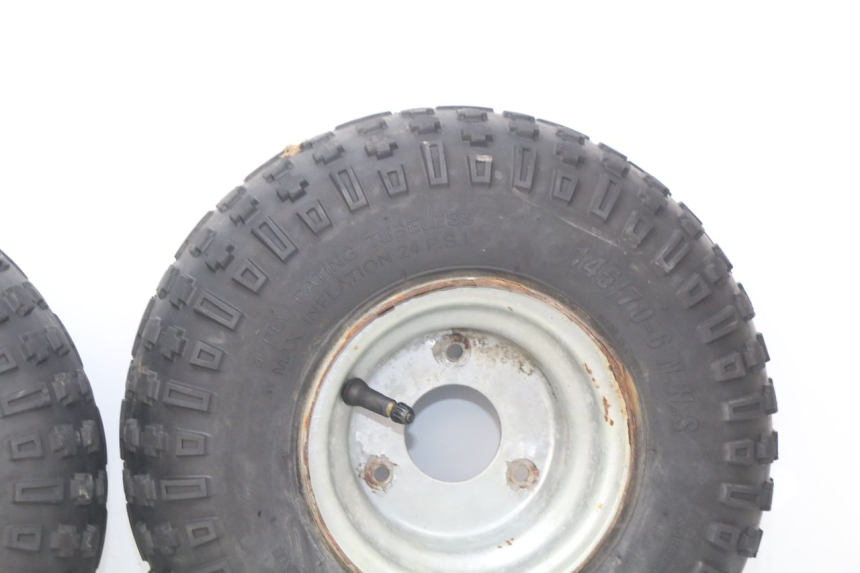 photo de RUEDA DELANTERA CHINESE QUAD ENFANT ATV PUMA 50 - Estado de la superficie y material