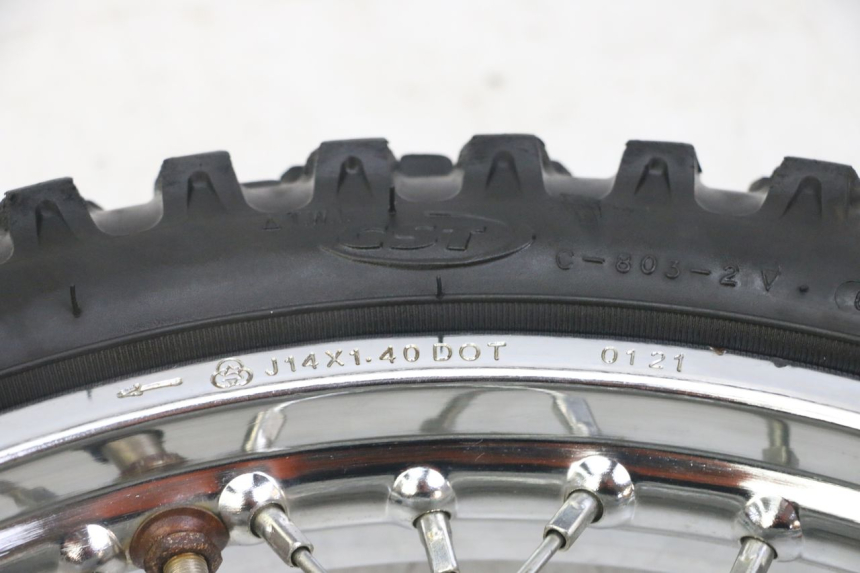 photo de LLANTA DELANTERA Y NEUMÁTICO HONDA CRF-F CRF F 110 (2019 - 2022) - Recambio usado revisado