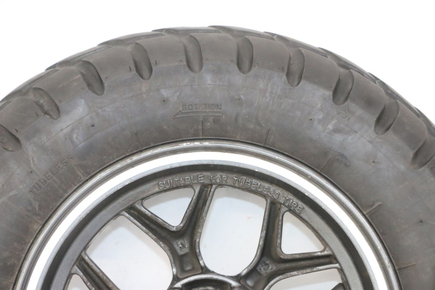 photo de LLANTA DELANTERA Y NEUMÁTICO MBK BOOSTER SPIRIT NAKED 50 (2004 - 2017) - Estado de la superficie y material