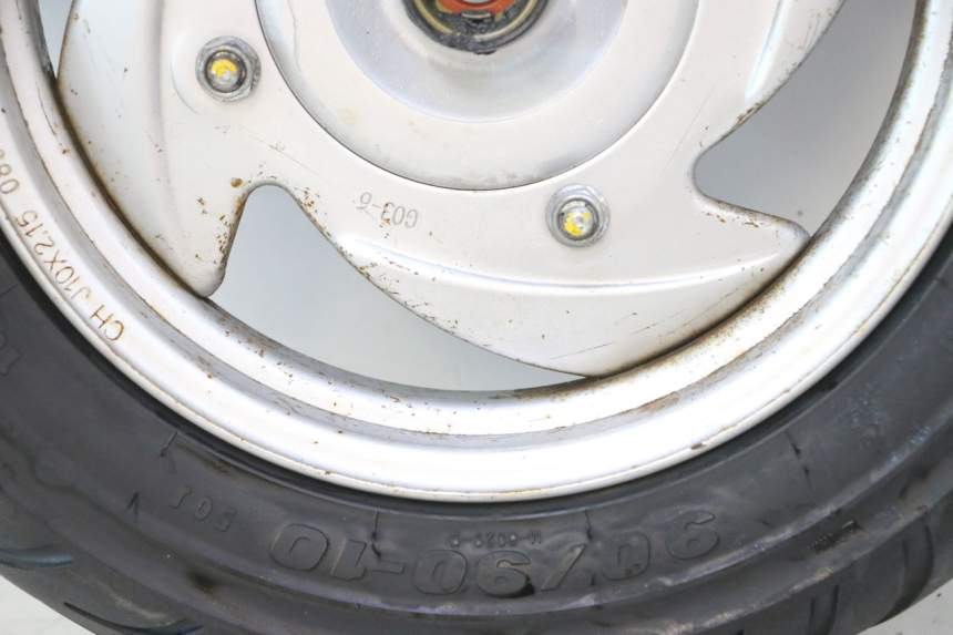 photo de LLANTA DELANTERA Y NEUMÁTICO SYM MIO 50 (2005 - 2010) - Zoom calidad de ocasión