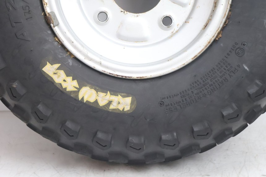 photo de LLANTA DELANTERA Y NEUMÁTICO KYMCO MXU R 250 (2004 - 2010) - Zoom estado de uso