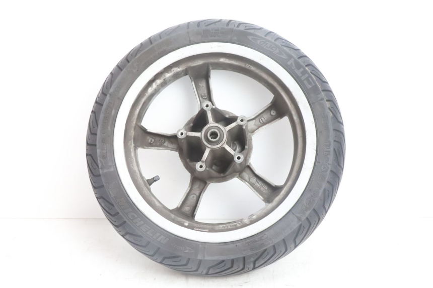photo de LLANTA DELANTERA Y NEUMÁTICO PEUGEOT SATELIS 125 (2006 - 2009) - Estado de la superficie y material