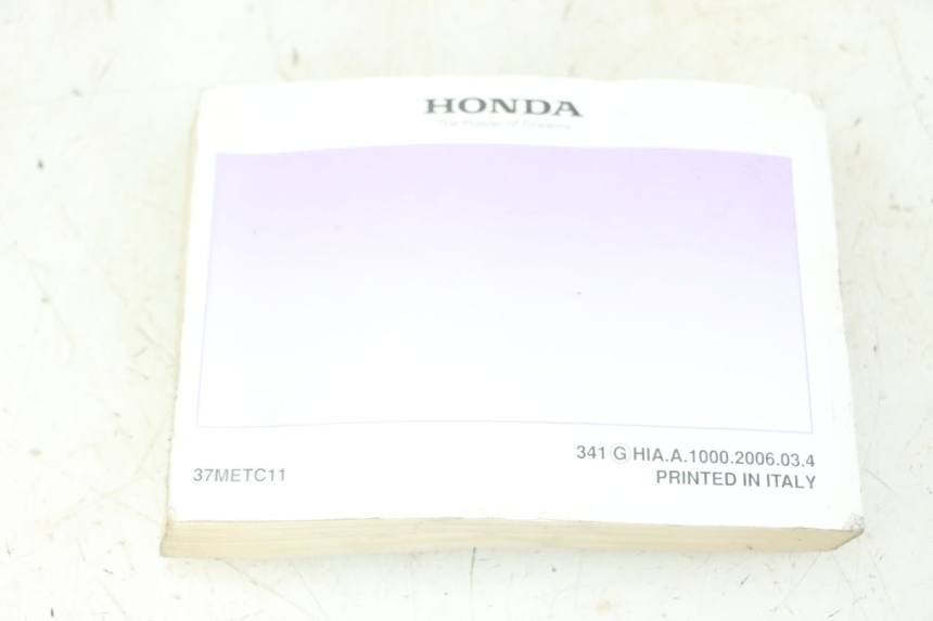 photo de MANUAL DEL USUARIO HONDA CBF 500 (2004 - 2007) - Vista general del producto