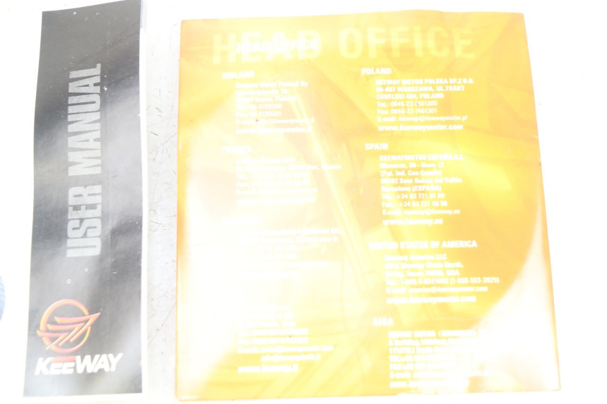 photo de MANUAL DEL USUARIO KEEWAY F-ACT FACT 50 (2006 - 2011) - Vista general del producto