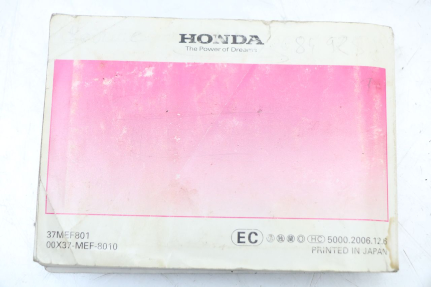 photo de MANUAL DEL USUARIO HONDA FJS SILVER WING SILVERWING 400 (2005 - 2008) - Otra perspectiva