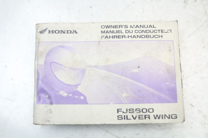photo de MANUAL DEL USUARIO HONDA FJS SILVERWING SILVER WING 600 (2001 - 2010) - Vista principal