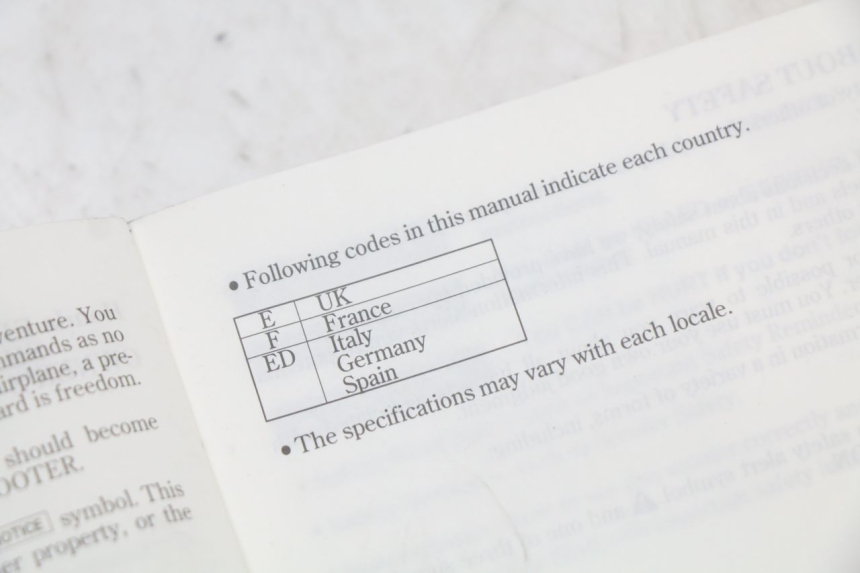 photo de MANUAL DEL USUARIO HONDA FJS SILVERWING SILVER WING 600 (2001 - 2010) - Detalles de los puntos de fijación