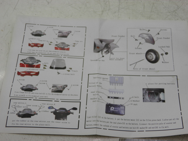photo de MANUAL DEL USUARIO JM MOTOR S-MAX 125 (2010 - 2014) - Primer plano técnico