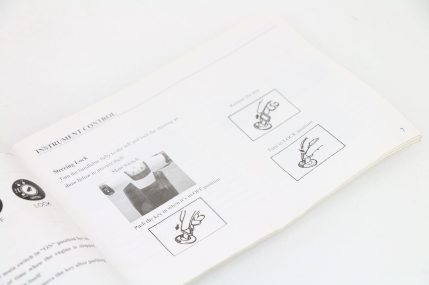 photo de MANUAL DEL USUARIO JM MOTORS MILANO 50 (2014 - 2019) - Zoom estado de uso