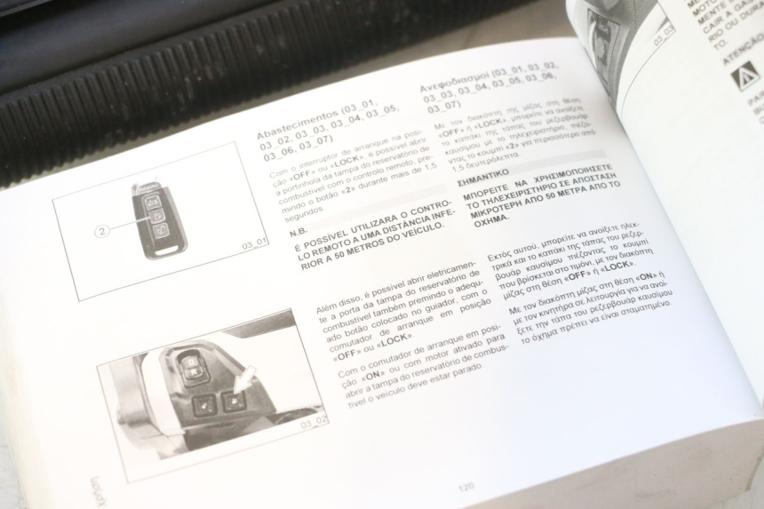 photo de MANUAL DEL USUARIO PIAGGIO MP3 HPE 530 (2022 - 2026) - Detalles de los puntos de fijación