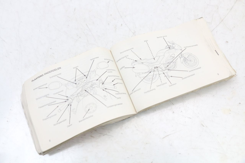 photo de MANUAL DEL USUARIO HONDA NTV DEAUVILLE 650 (1998 - 2001) - Zoom estado de uso