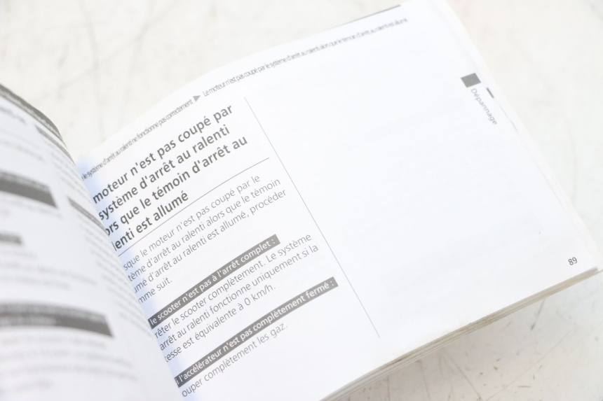 photo de MANUAL DEL USUARIO HONDA PCX (JF57/JF64) 125 (2014 - 2018) - Detalle de la pieza