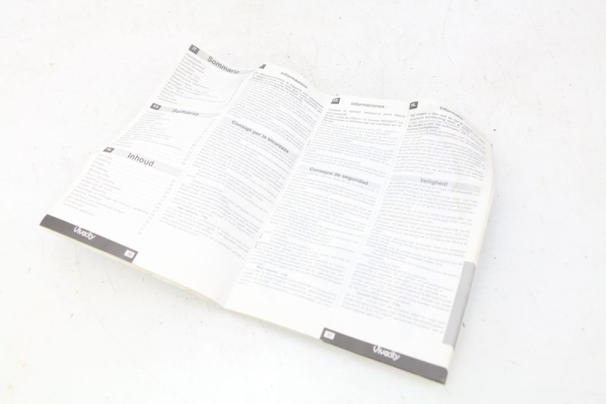 photo de MANUAL DEL USUARIO PEUGEOT VIVACITY 50 (1998 - 2003) - Detalles de los puntos de fijación