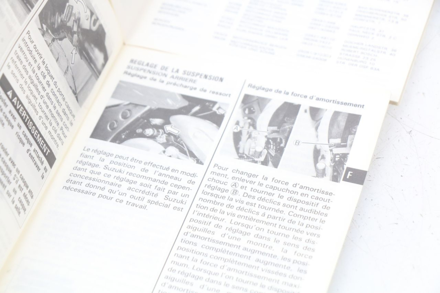 photo de MANUAL DEL USUARIO SUZUKI XF FREEWIND 650 (1997 - 2003) - Otra perspectiva