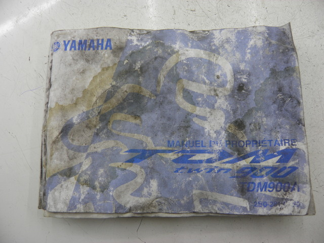 photo de MANUAL DEL USUARIO YAMAHA TDM 900 (2004 - 2006) - Vista principal