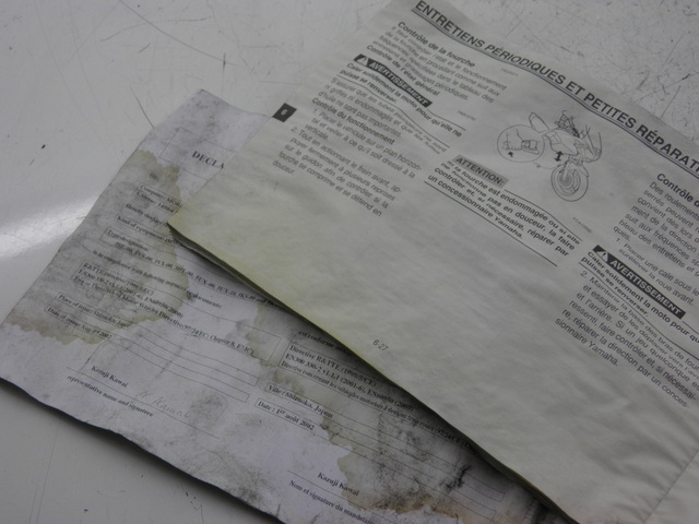 photo de MANUAL DEL USUARIO YAMAHA TDM 900 (2004 - 2006) - Zoom estado de uso