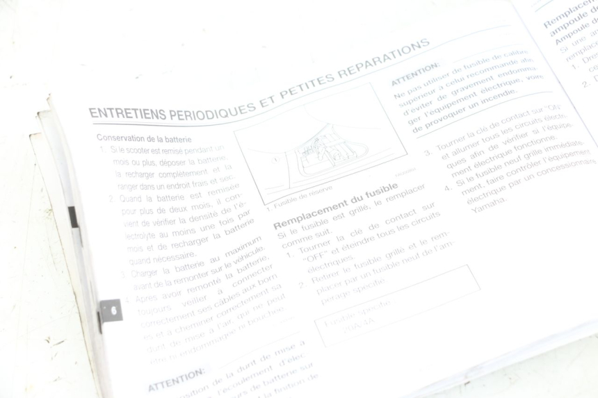 photo de MANUAL DEL USUARIO YAMAHA YP MAJESTY 125 (2002 - 2006) - Detalle de la pieza