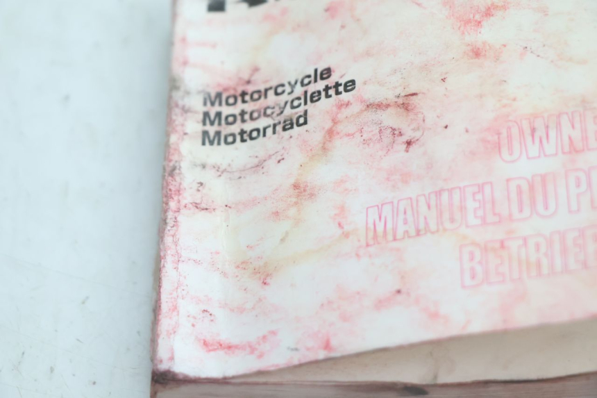 photo de MANUAL DEL USUARIO KAWASAKI ZX-6R ZX6R 600 (2000 - 2002) - Detalle de la pieza