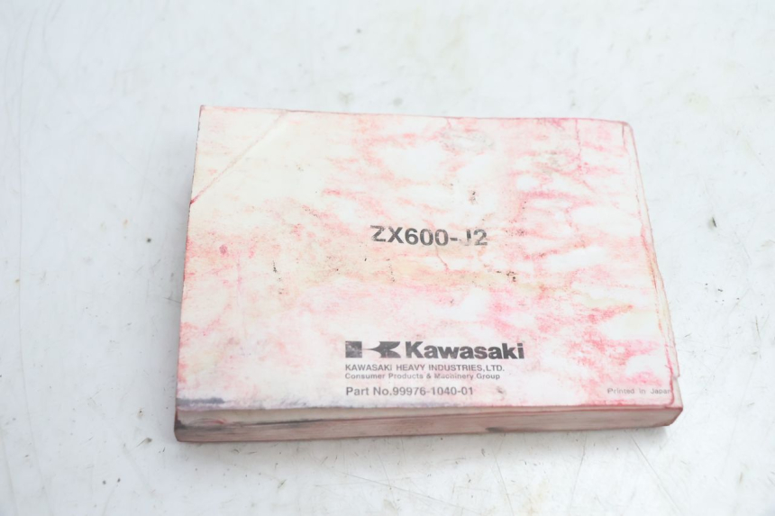 photo de MANUAL DEL USUARIO KAWASAKI ZX-6R ZX6R 600 (2000 - 2002) - Primer plano técnico