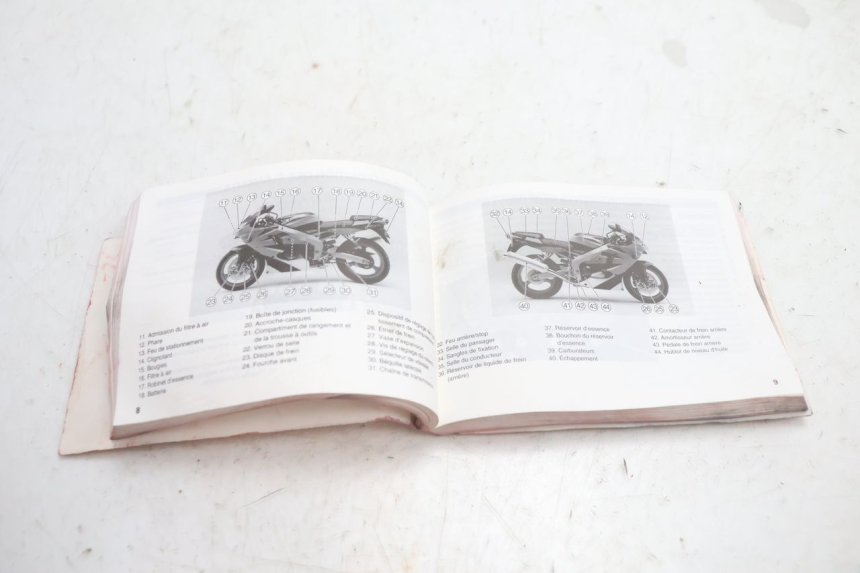 photo de MANUAL DEL USUARIO KAWASAKI ZX-6R ZX6R 600 (2000 - 2002) - Vista general del producto
