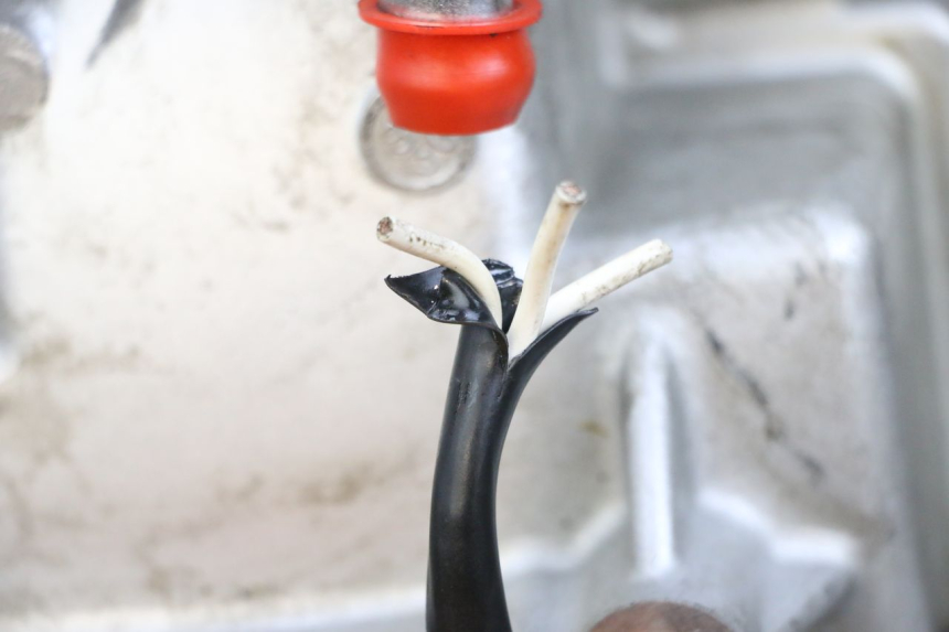 photo de MOTOR YAMAHA FJR ABS 1300 (2006 - 2012) - Zoom estado de uso