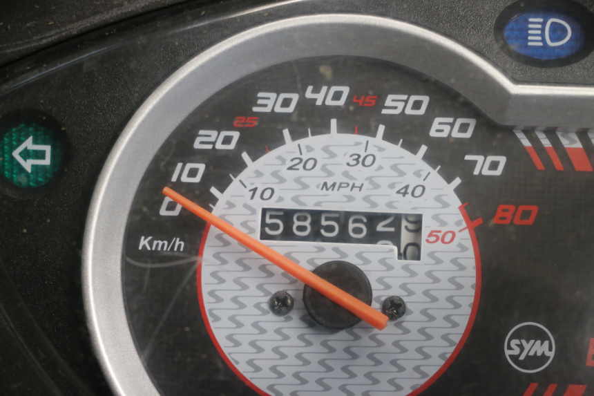 photo de MOTOR SYM ORBIT III 3 4T 50 (2018 - 2021) - Primer plano técnico