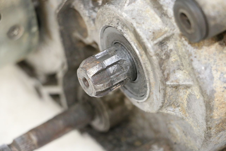 photo de MOTOR YAMAHA PW 80 (1983 - 2014) - Zoom sobre los componentes