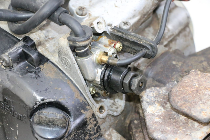 photo de MOTOR YAMAHA PW 80 (1983 - 2014) - Enfoque en la estructura