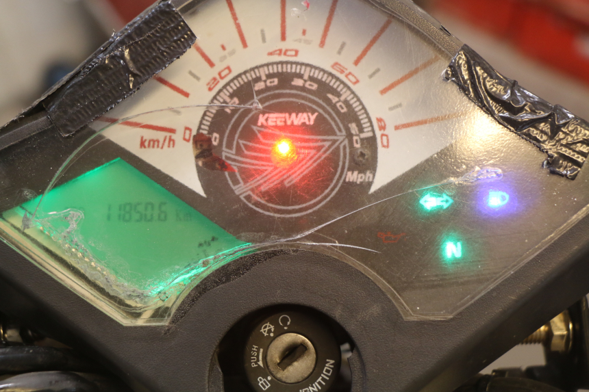 photo de MOTOR KEEWAY TX 50 (2008 - 2015) - Zoom estado de uso