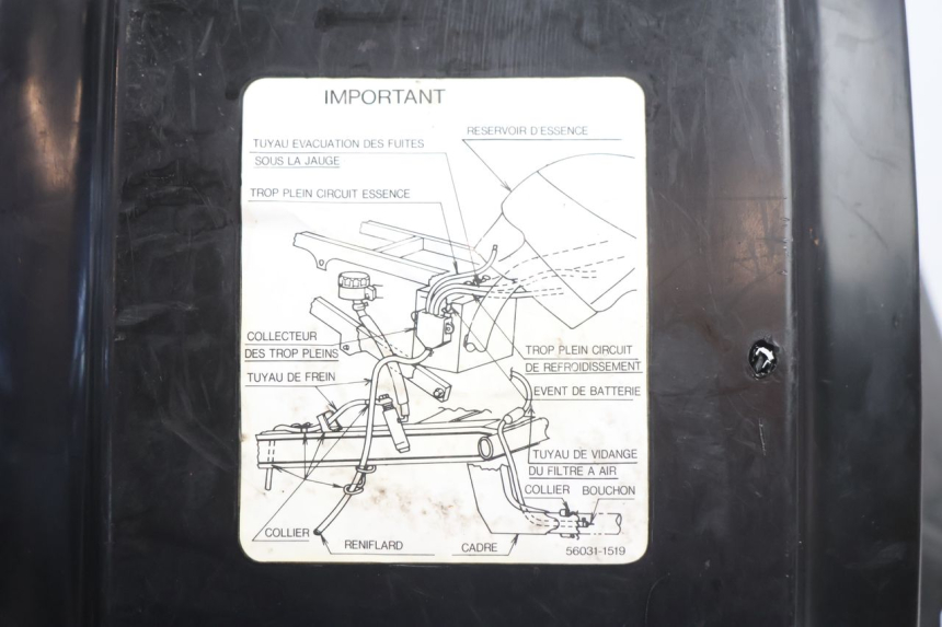 photo de PASE RUEDA TRASERO KAWASAKI GPX F ZX750F 750 (1986 - 1990) - Detalles de los puntos de fijación