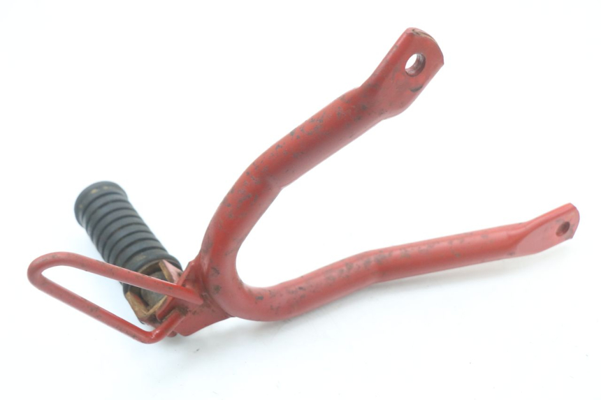 photo de Platina del reposapiés trasero izquierdo YAMAHA DTLC 125 (1982 - 1987) - Primer plano técnico